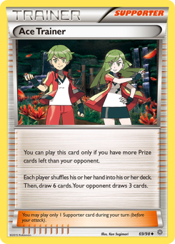 Ace Trainer, Ancient Origins #69, Pokémon TCG card