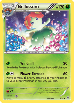 Bellossom, Ancient Origins #4, Pokémon TCG card