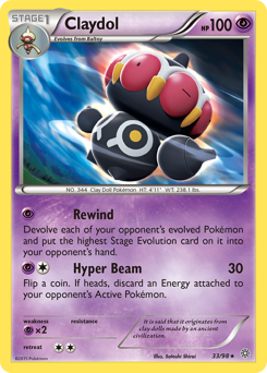 Claydol, Ancient Origins #33, Pokémon TCG card