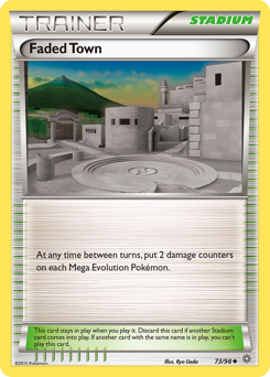 Faded Town, Ancient Origins #73, Pokémon TCG card