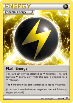 Flash Energy, Ancient Origins #83, Pokémon TCG card