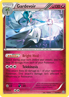 Gardevoir, Ancient Origins #54, Pokémon TCG card