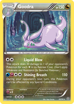 Goodra, Ancient Origins #60, Pokémon TCG card