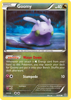 Goomy, Ancient Origins #58, Pokémon TCG card