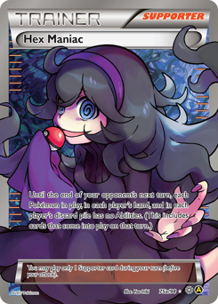 Hex Maniac, Ancient Origins #75a, Pokémon TCG card