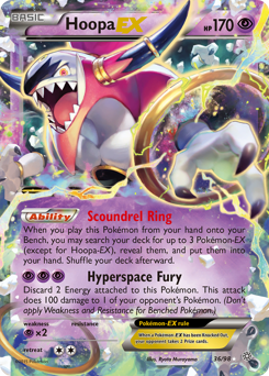 Hoopa-EX, Ancient Origins #36, Pokémon TCG card