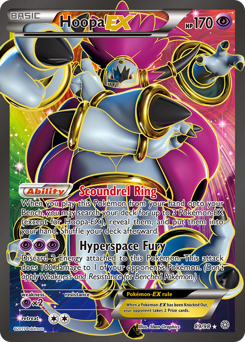 Hoopa-EX, Ancient Origins #89, Pokémon TCG card