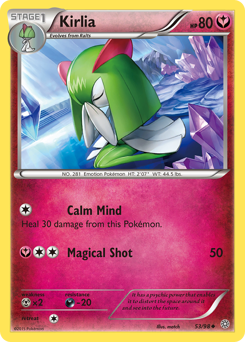 Kirlia, Ancient Origins #53, Pokémon TCG card