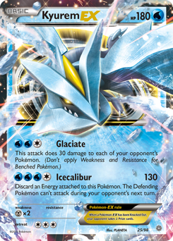 Kyurem-EX, Ancient Origins #25, Pokémon TCG card