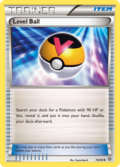 Level Ball, Ancient Origins #76, Pokémon TCG card