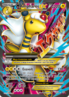 M Ampharos-EX, Ancient Origins #88, Pokémon TCG card