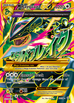 M Rayquaza-EX, Ancient Origins #98, Pokémon TCG card