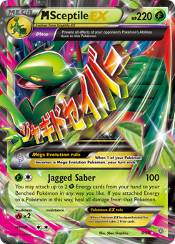 M Sceptile-EX, Ancient Origins #8, Pokémon TCG card