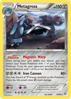 Metagross, Ancient Origins #49, Pokémon TCG card