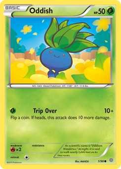 Oddish, Ancient Origins #1, Pokémon TCG card