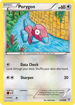 Porygon, Ancient Origins #64, Pokémon TCG card