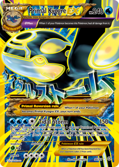 Primal Kyogre-EX, Ancient Origins #96, Pokémon TCG card