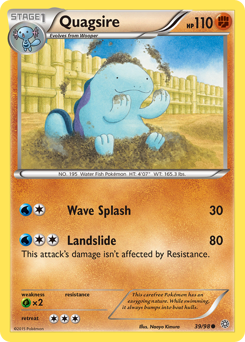 Quagsire, Ancient Origins #39, Pokémon TCG card