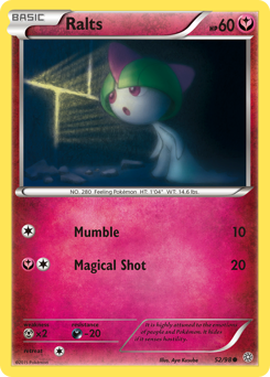 Ralts, Ancient Origins #52, Pokémon TCG card