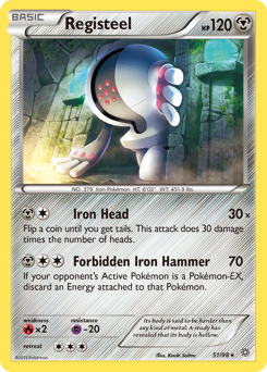 Registeel, Ancient Origins #51, Pokémon TCG card
