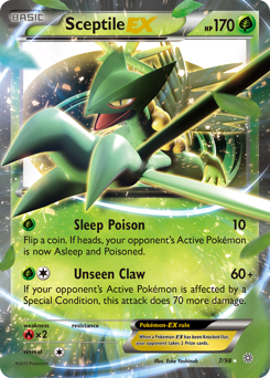 Sceptile-EX, Ancient Origins #7, Pokémon TCG card