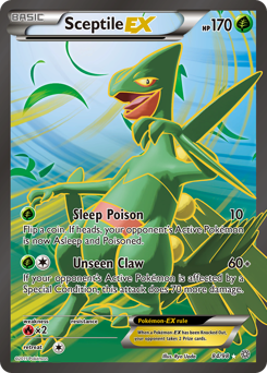 Sceptile-EX, Ancient Origins #84, Pokémon TCG card