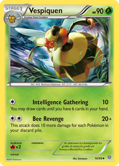 Vespiquen, Ancient Origins #10, Pokémon TCG card