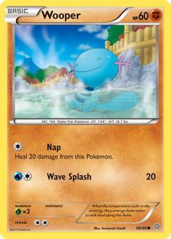 Wooper, Ancient Origins #38, Pokémon TCG card