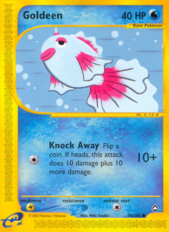 Goldeen, Aquapolis #78, Pokémon TCG card