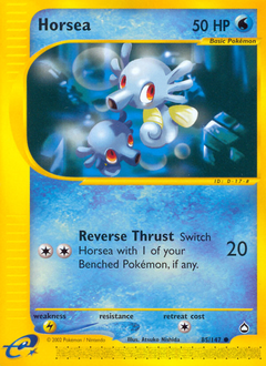 Horsea, Aquapolis #85, Pokémon TCG card