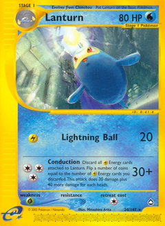 Lanturn, Aquapolis #20, Pokémon TCG card