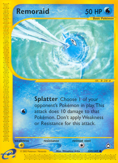 Remoraid, Aquapolis #105, Pokémon TCG card