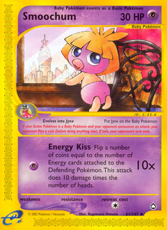 Smoochum, Aquapolis #61, Pokémon TCG card