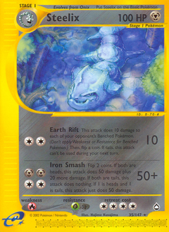 Steelix, Aquapolis #35, Pokémon TCG card