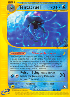 Tentacruel, Aquapolis #38, Pokémon TCG card
