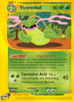 Victreebel, Aquapolis #42, Pokémon TCG card