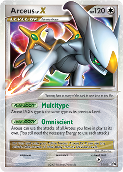 Arceus LV.X, Arceus #94, Pokémon TCG card