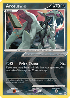 Arceus, Arceus #AR1, Pokémon TCG card