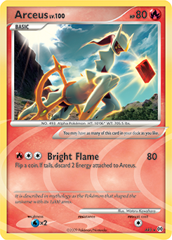 Arceus, Arceus #AR3, Pokémon TCG card