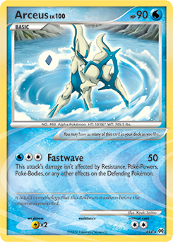 Arceus, Arceus #AR4, Pokémon TCG card