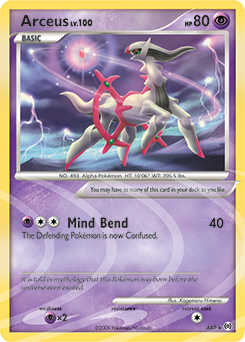 Arceus, Arceus #AR7, Pokémon TCG card