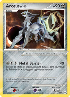 Arceus, Arceus #AR9, Pokémon TCG card
