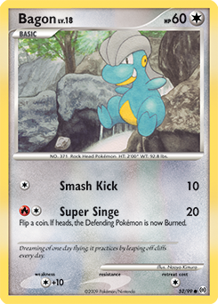 Bagon, Arceus #52, Pokémon TCG card