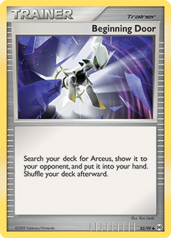 Beginning Door, Arceus #82, Pokémon TCG card