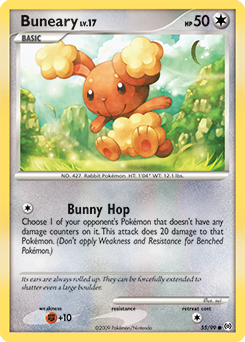 Buneary, Arceus #55, Pokémon TCG card