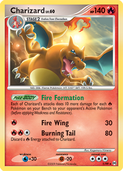 Charizard, Arceus #1, Pokémon TCG card