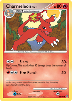Charmeleon, Arceus #35, Pokémon TCG card