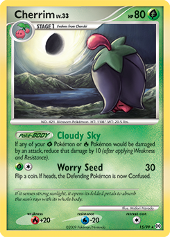 Cherrim, Arceus #15, Pokémon TCG card