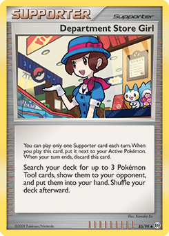 Department Store Girl, Arceus #85, Pokémon TCG card