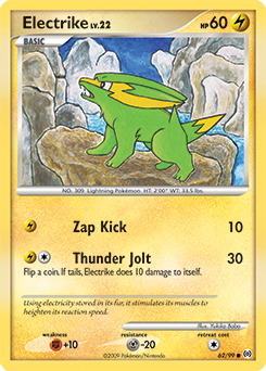Electrike, Arceus #62, Pokémon TCG card